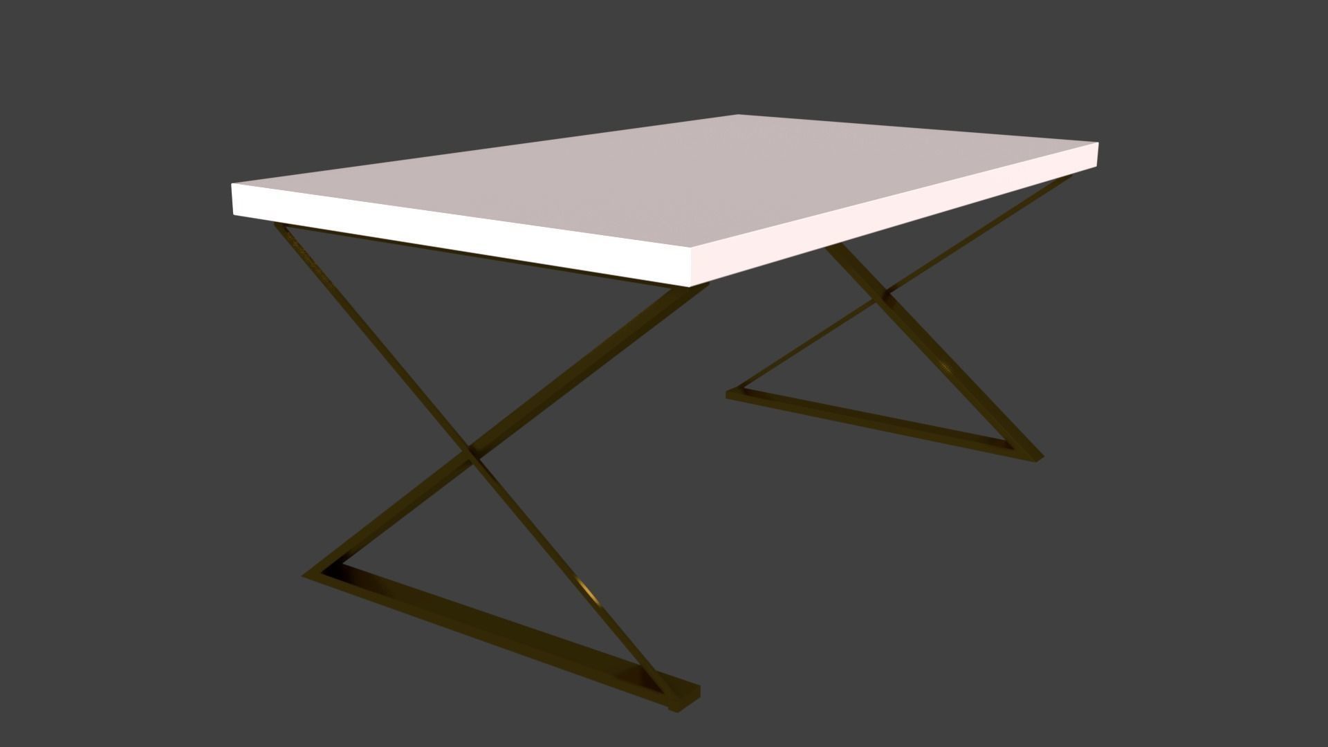 Tables table with light on top 3D model_7