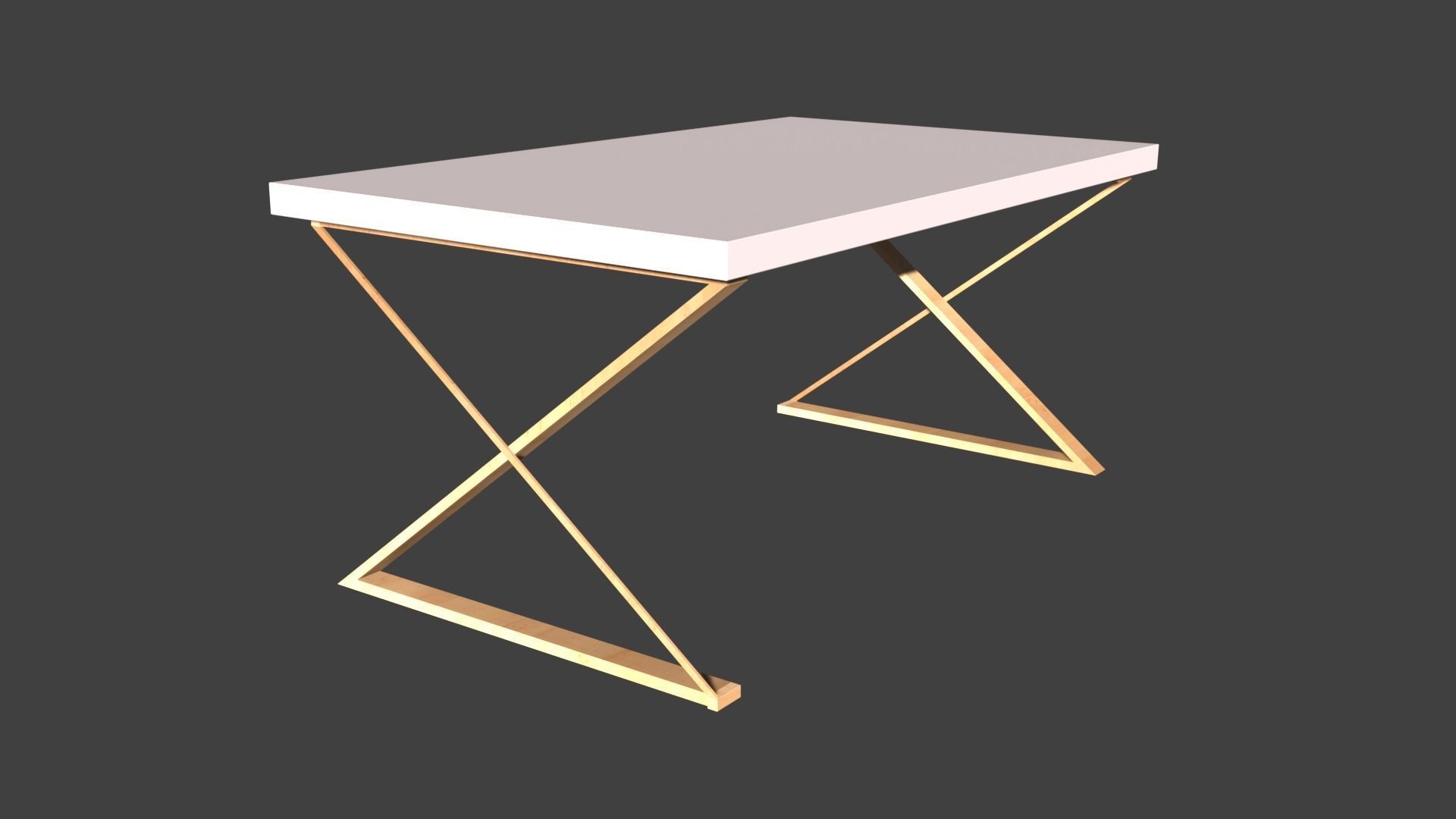 Tables table with light on top 3D model_49