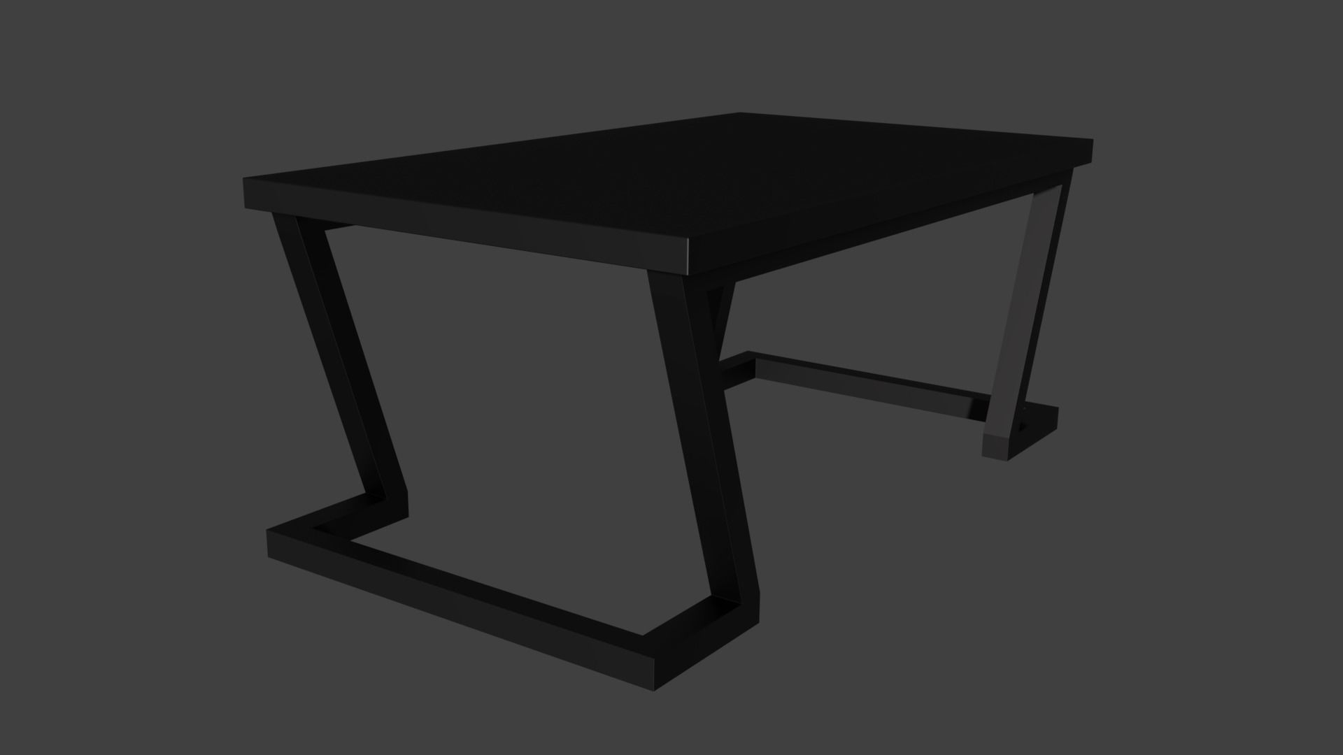 Tables table with light on top 3D model_24