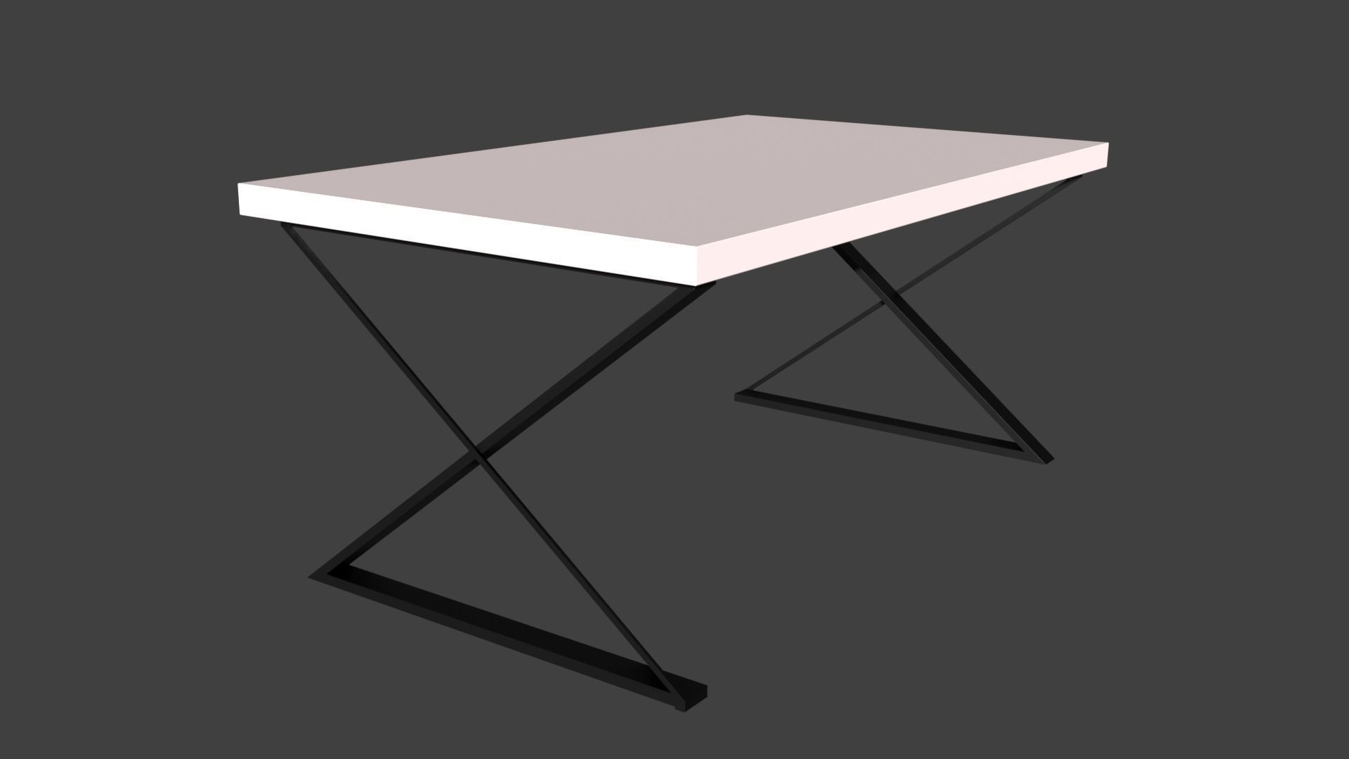 Tables table with light on top 3D model_30