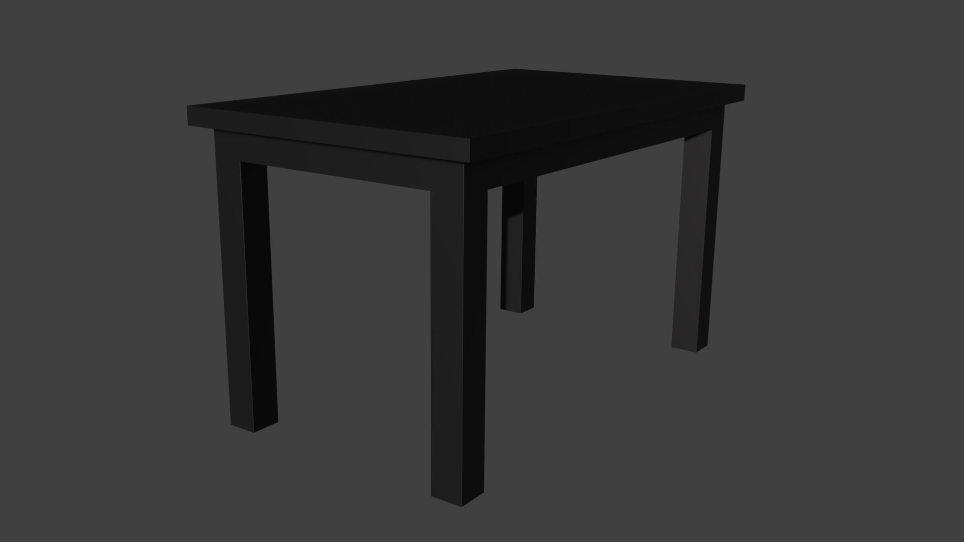 Tables table with light on top 3D model_22