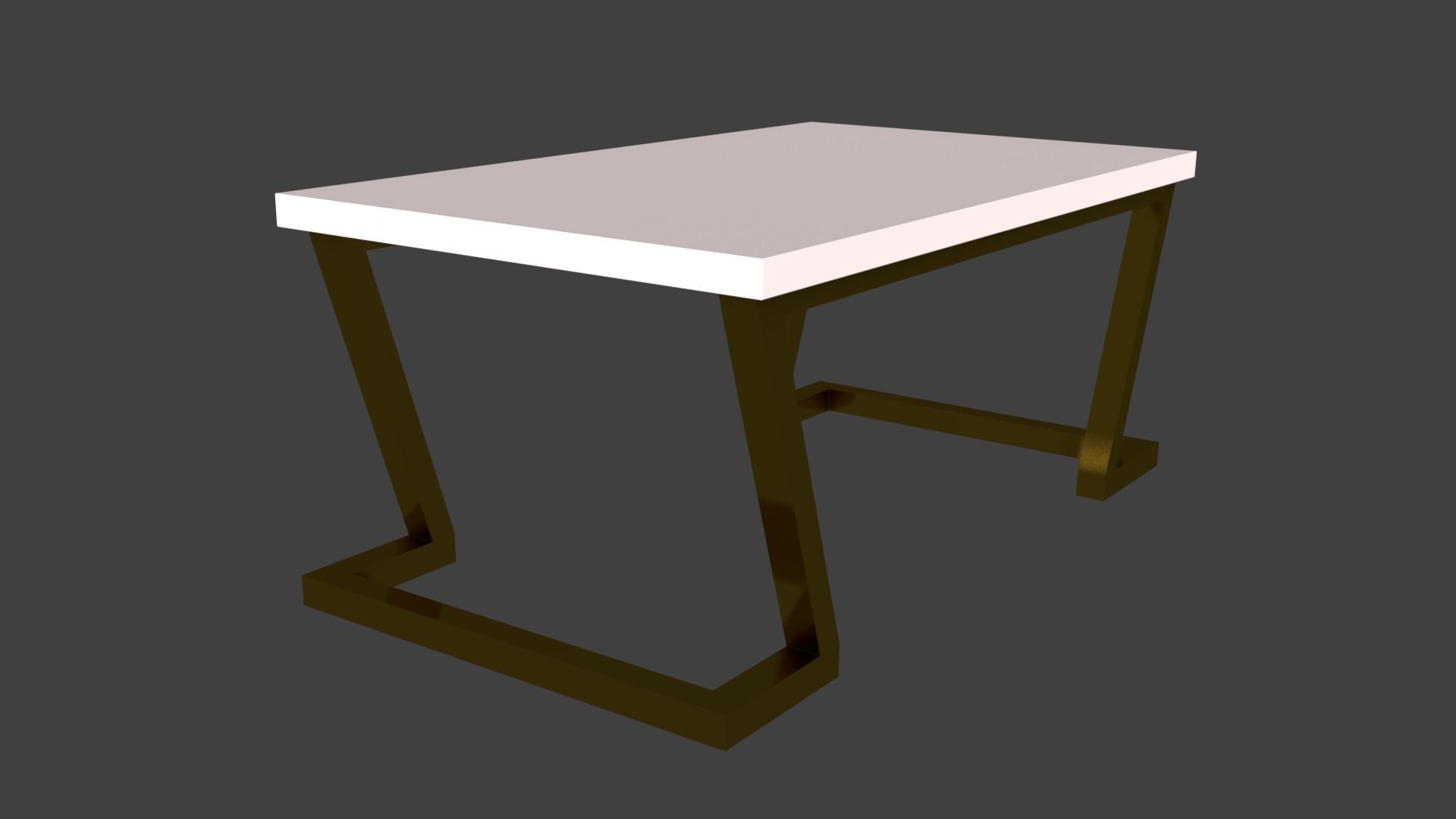 Tables table with light on top 3D model_10