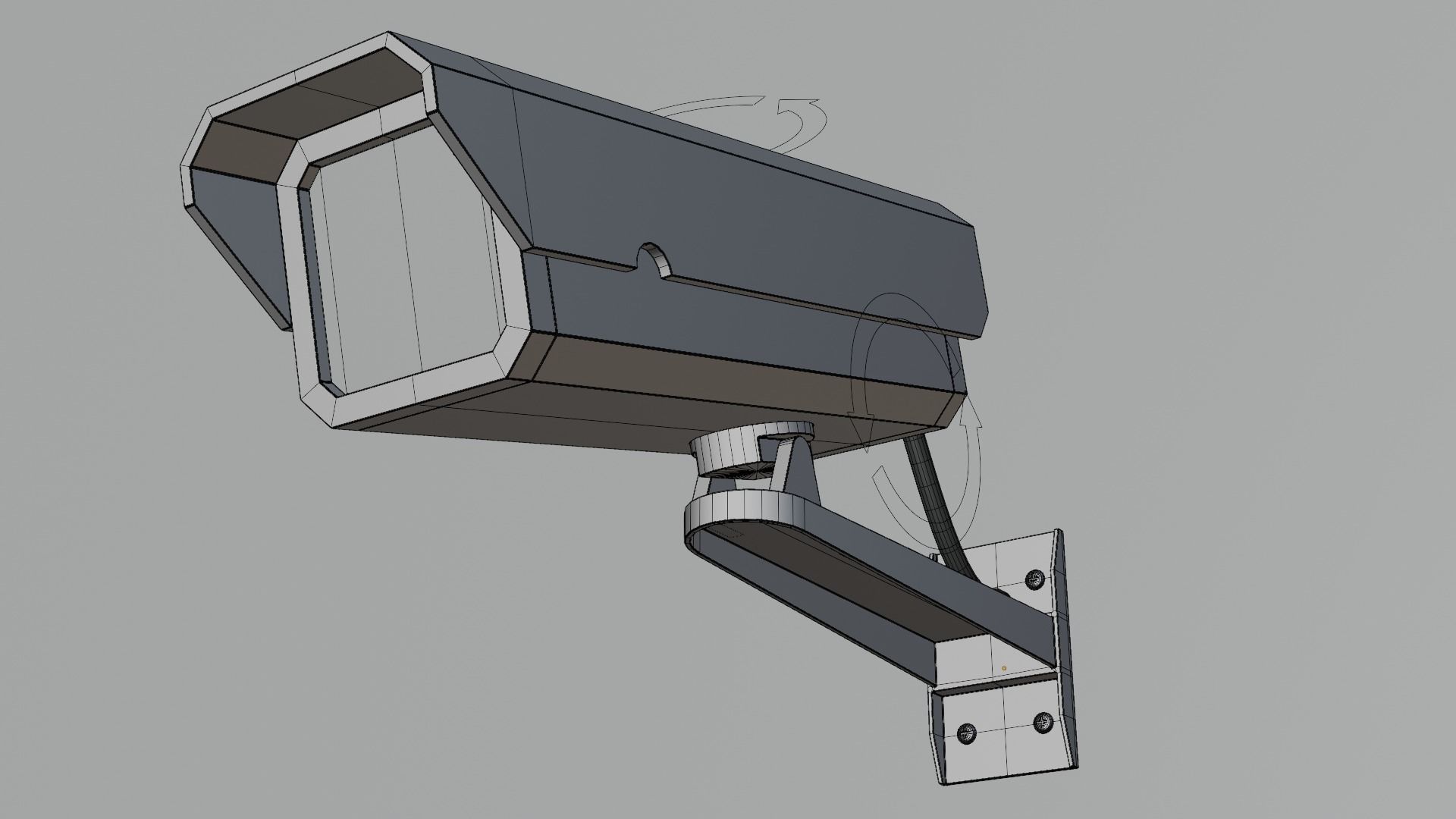 Security Surveillance Camera 3D model_3
