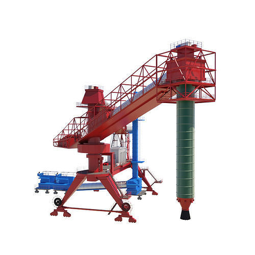 Dockside cargo crane 3D model