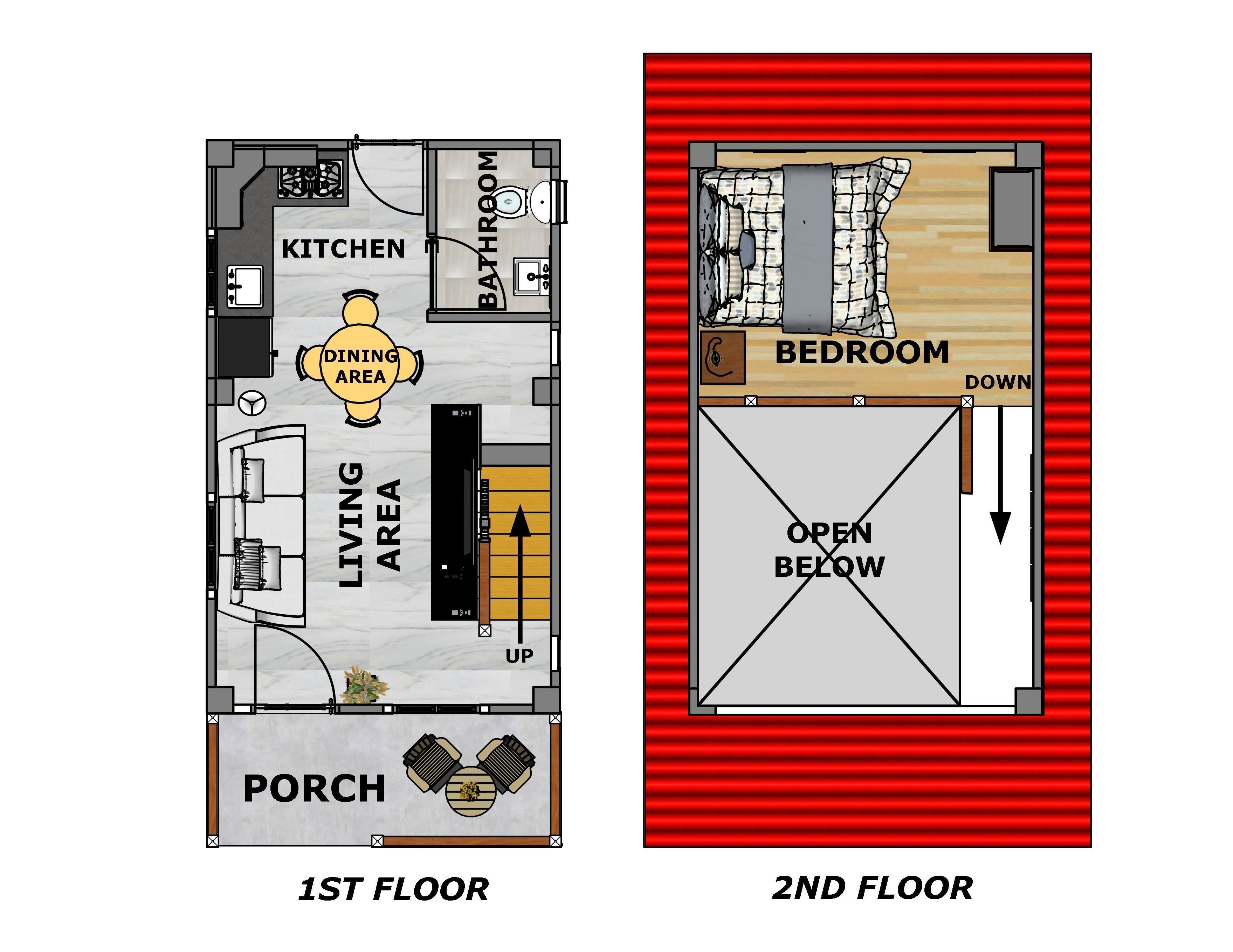 Simple house project 3D model_1