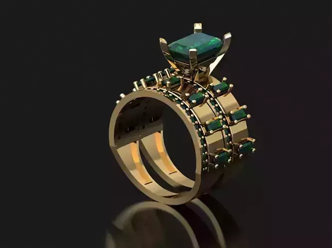 T174- Diamond solitarie ring
