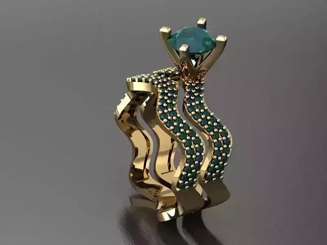 T175- Diamond solitarie ring