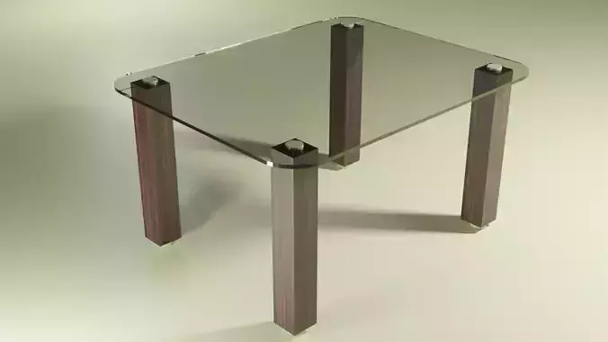 Glass-top Coffee Table