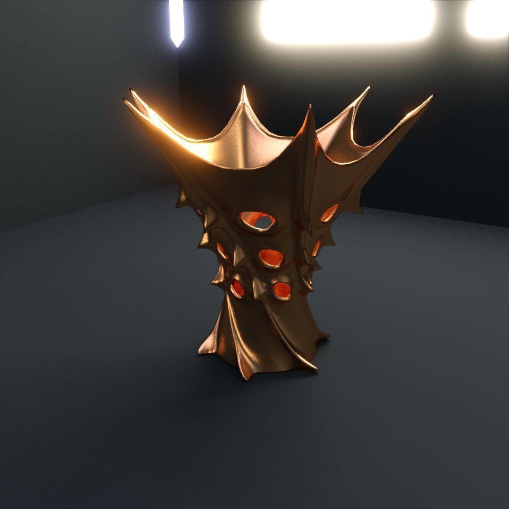 Vase of king of Mars 3D model_1