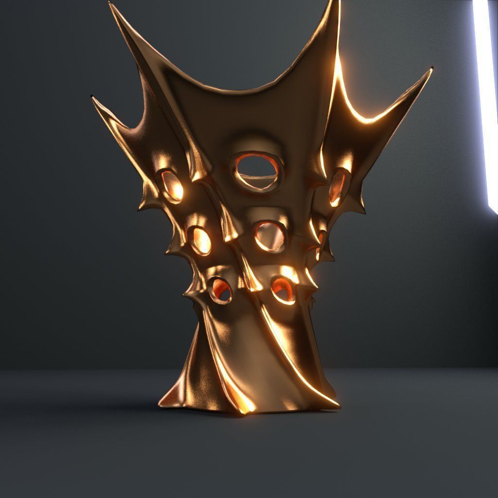 Vase of king of Mars 3D model_4