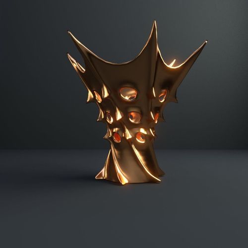 Vase of king of Mars 3D model