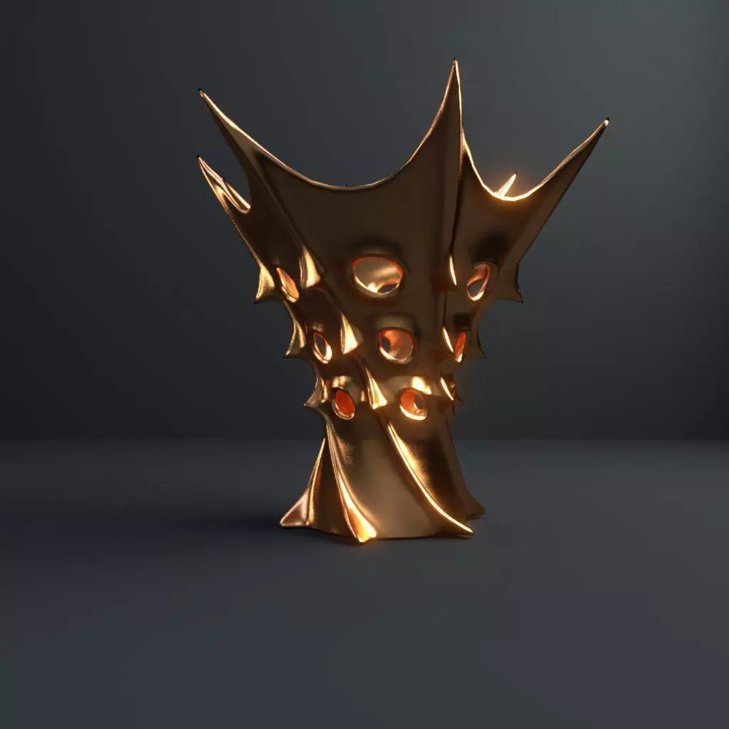 Vase of king of Mars 3D model_0