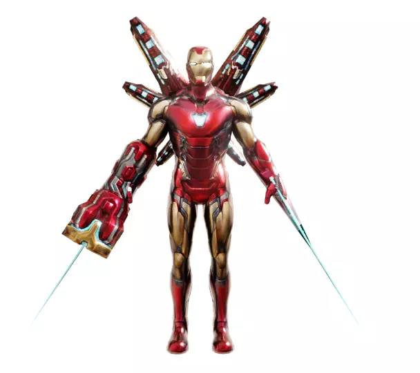 iron man Mark 85 Endgame 3D model