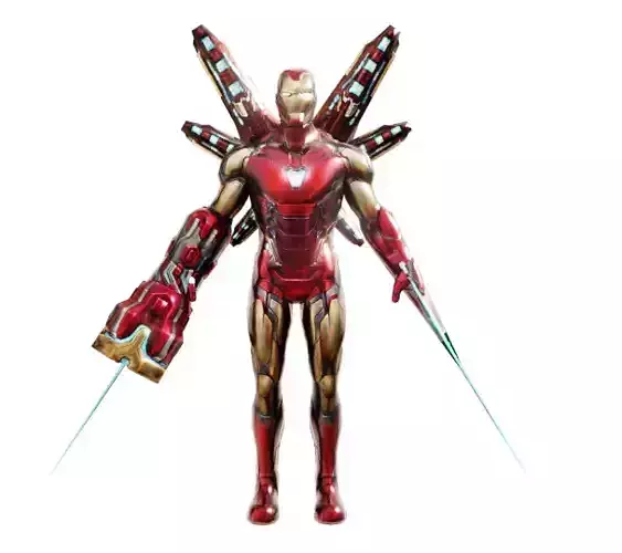 iron man Mark 85 Endgame 3D model