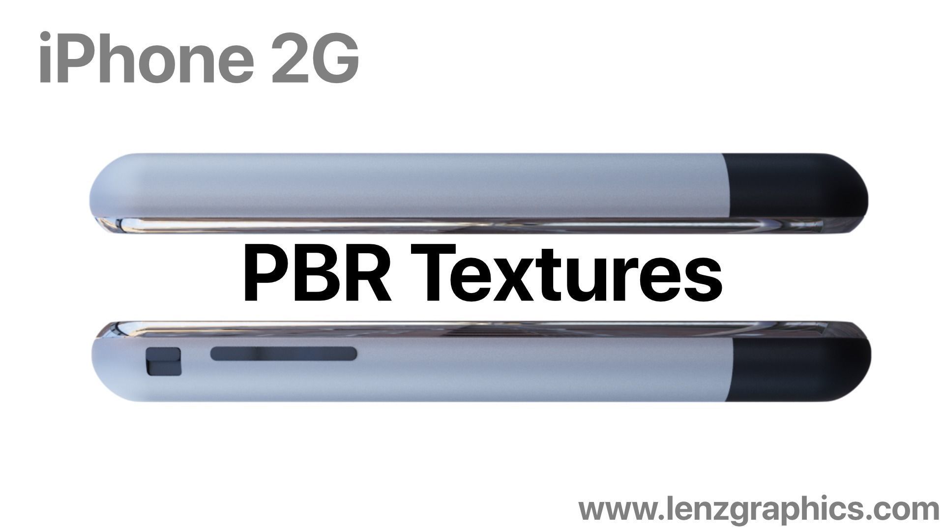 Original iPhone 2G 3D model_1