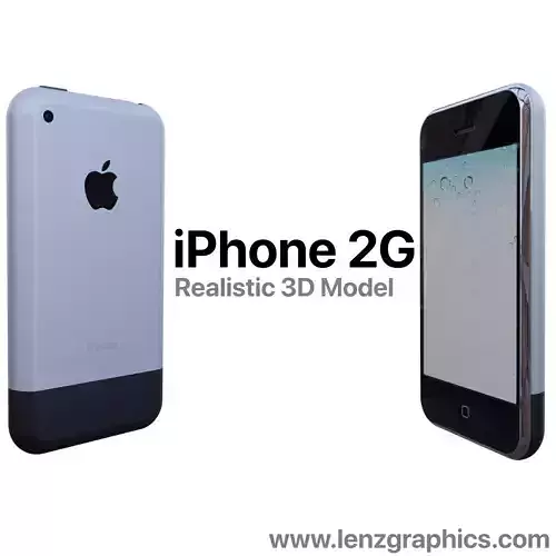 Original iPhone 2G 3D model