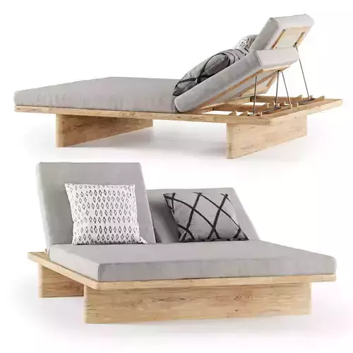 Kettal Mesh Tumbona doble