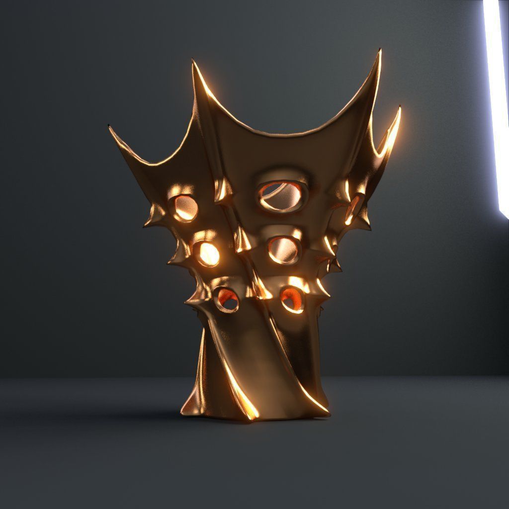 Vase of king of Mars 3D model_4