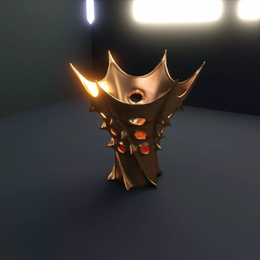 Vase of king of Mars 3D model_0