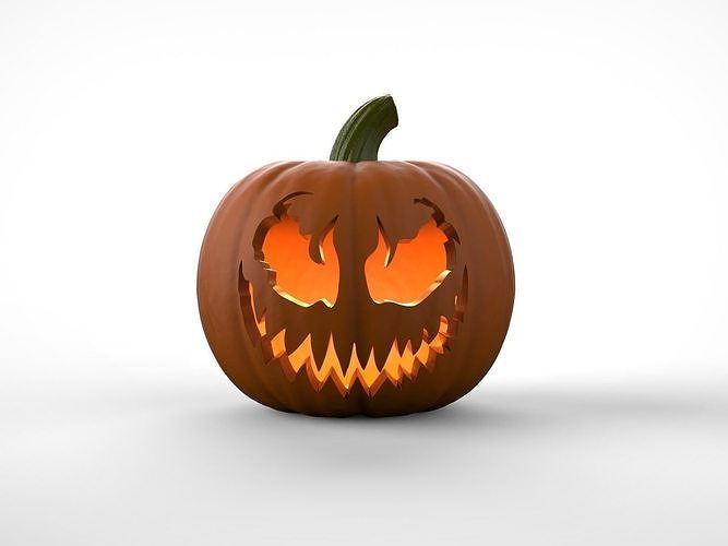 Venom Jack O Lantern Pumpkin 3D print model