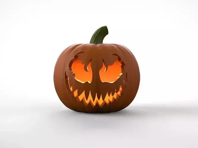 Venom Jack O Lantern Pumpkin 3D print model