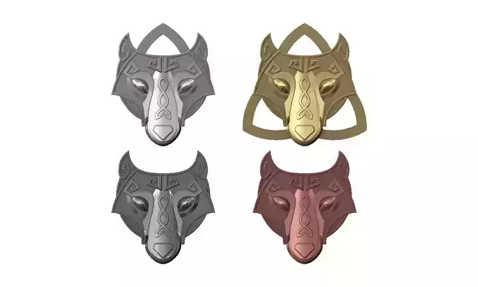 Fenrir Viking Wolf Pendant