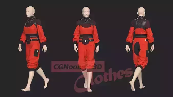 Sci-Fi Future Wear - 45 Marvelous Designer and Clo3D