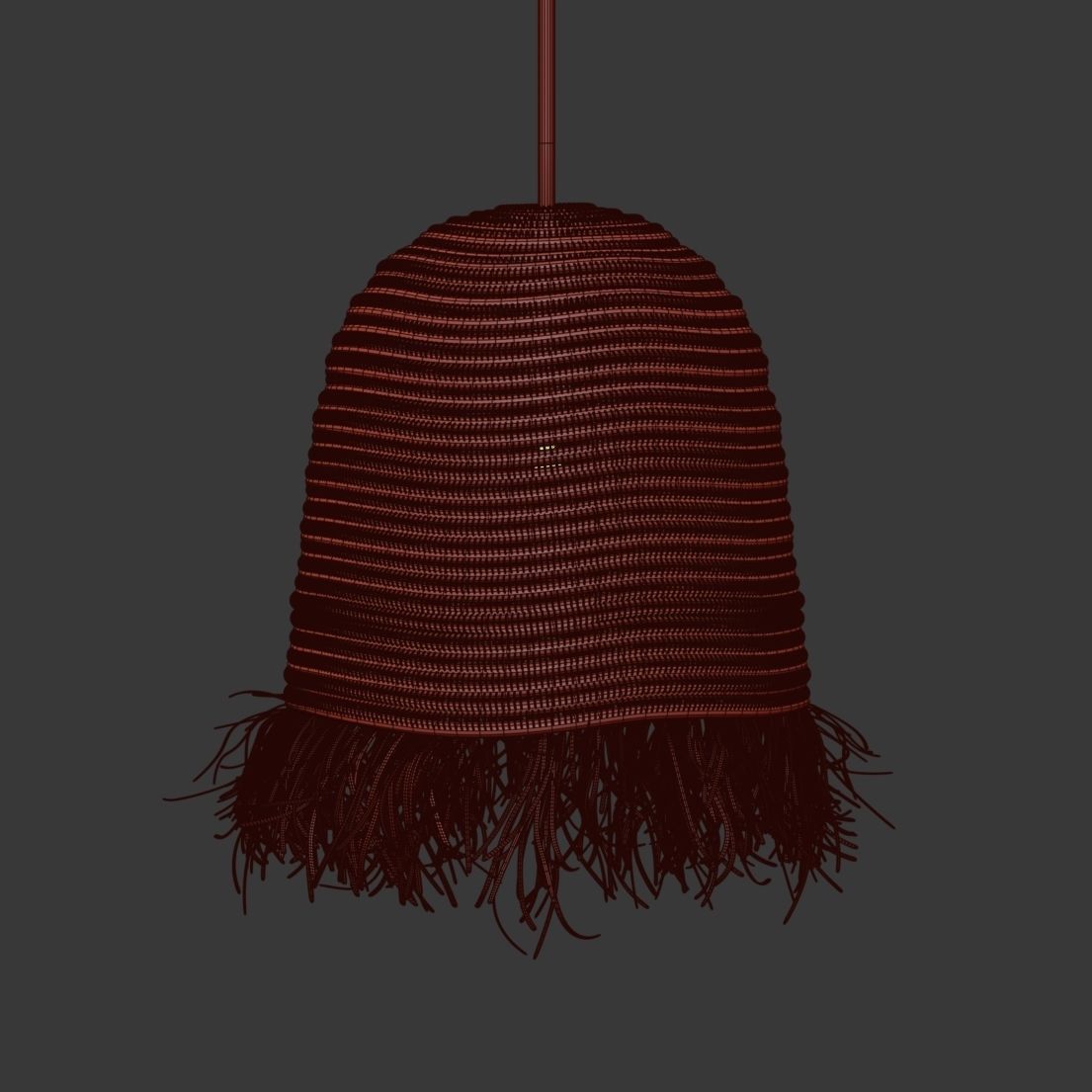 Cosydar raphia lamp  3D model_4