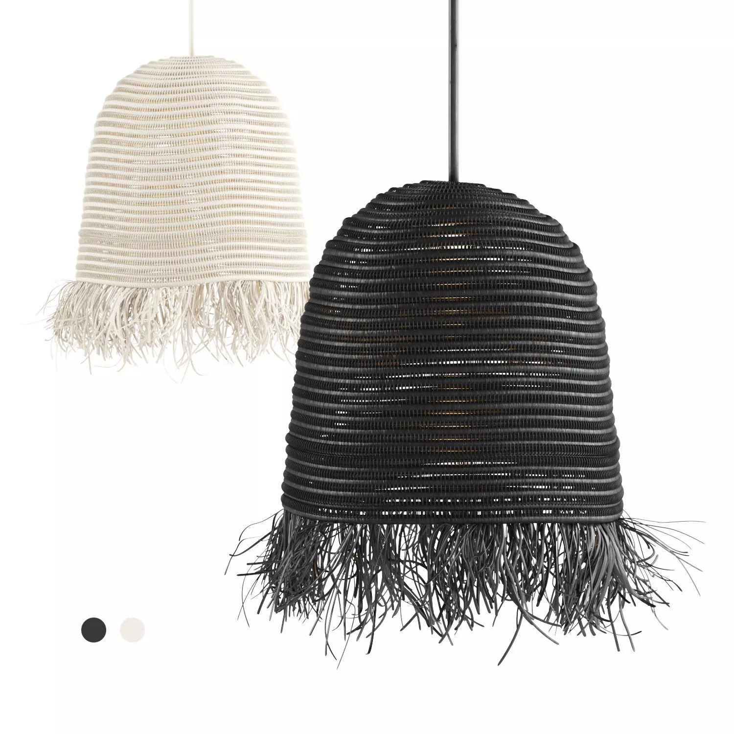 Cosydar raphia lamp  3D model_0