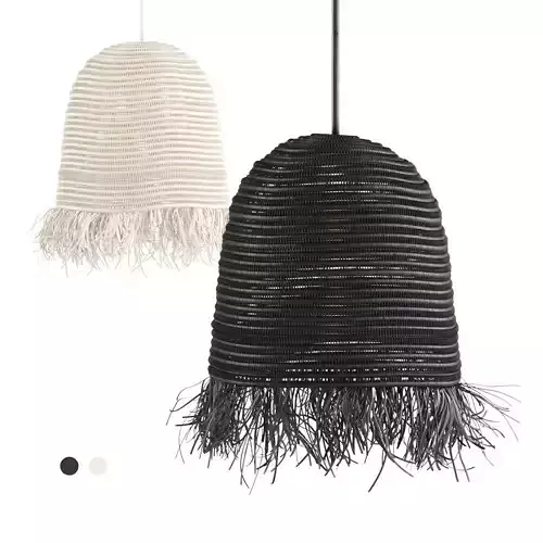 Cosydar raphia lamp  3D model