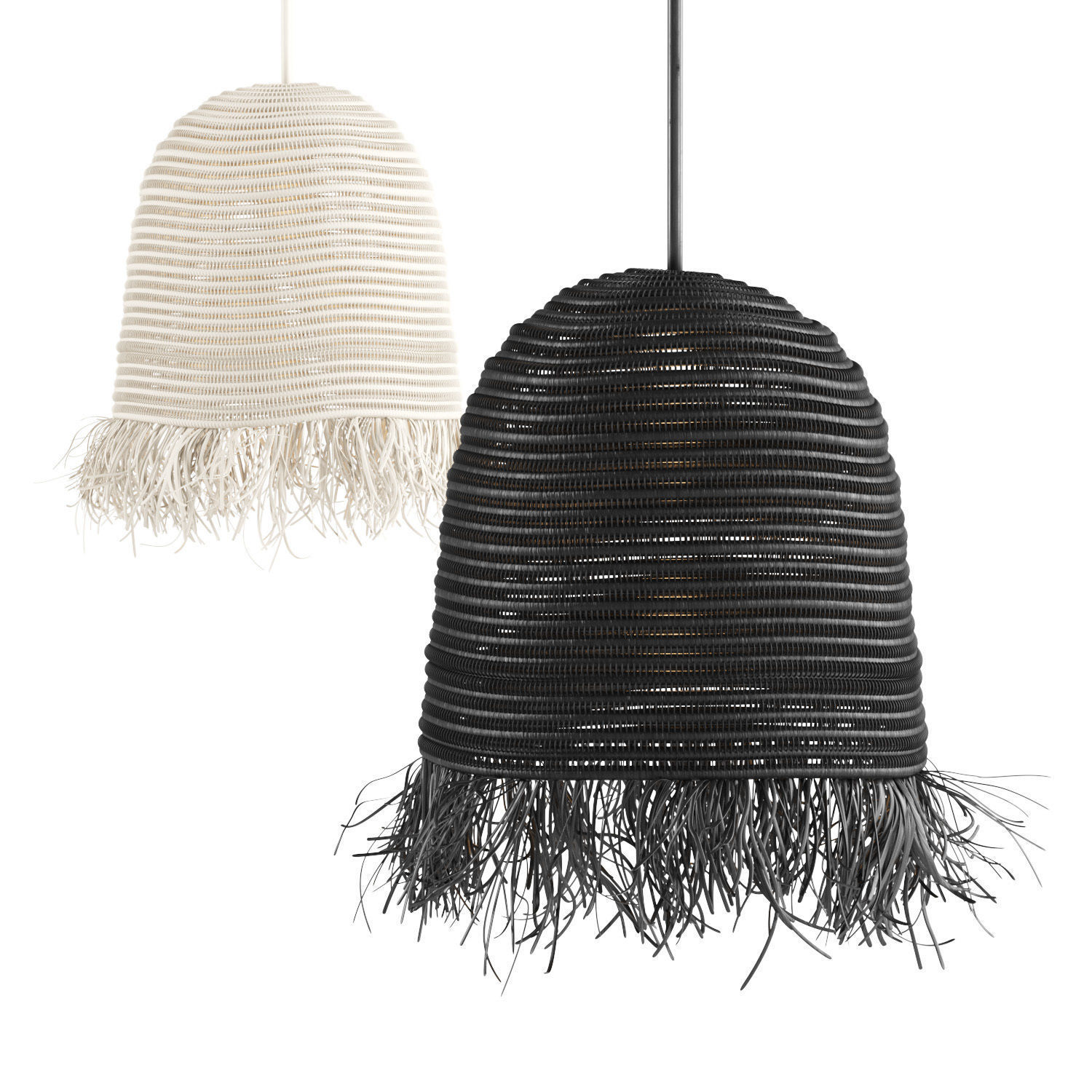 Cosydar raphia lamp  3D model_1