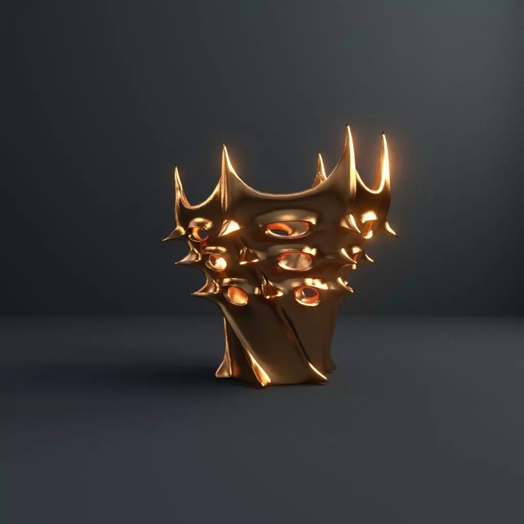 Vase of king of Mars 3D model_0