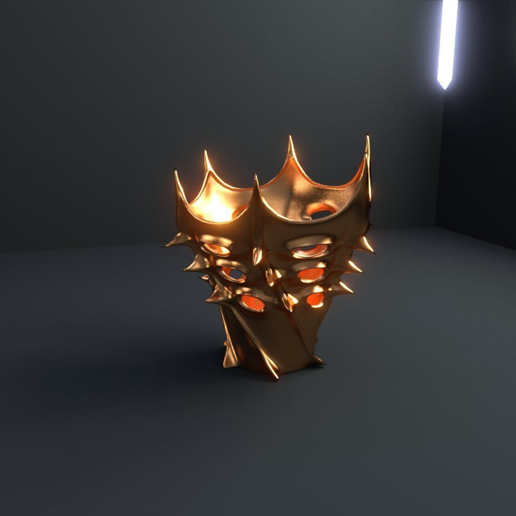 Vase of king of Mars 3D model_4