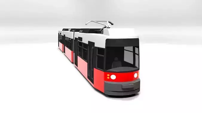 TRAM 2 LOWPOLY