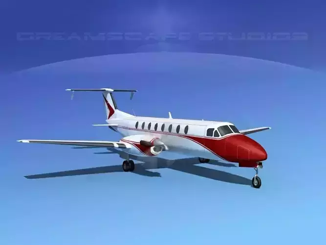 Beechcraft 1900C V14 3D model