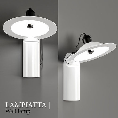 LAMPIATTA lampata wall lamp 3D model