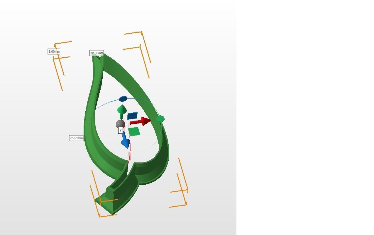 LEAF COOKIE CUTTER  3D print model_1