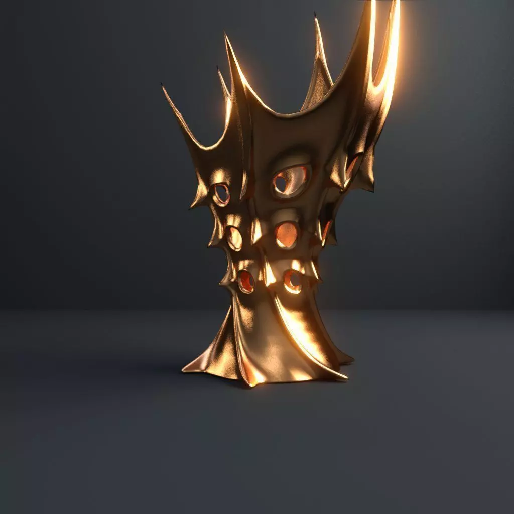 Vase of king of Mars 3D model_0