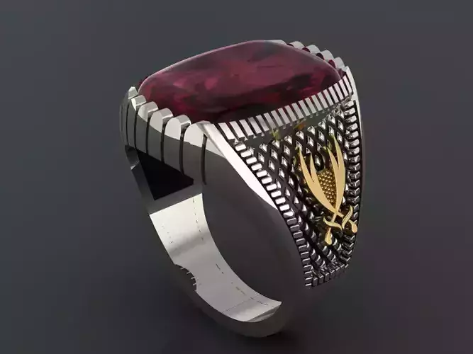 M10- Diamond ring 3D print model