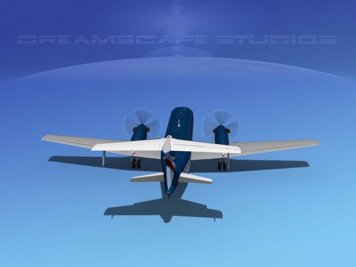 Beechcraft 1900C V15 3D model_7