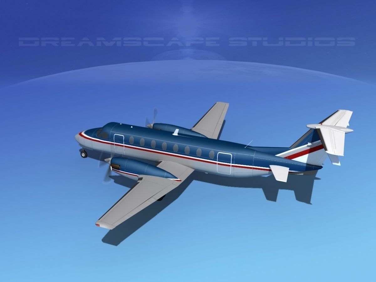 Beechcraft 1900C V15 3D model_9