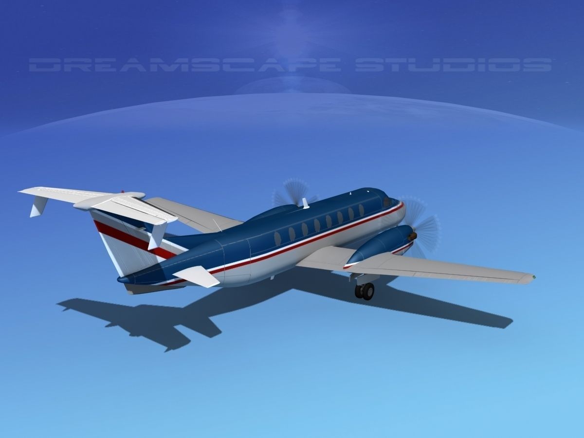 Beechcraft 1900C V15 3D model_6
