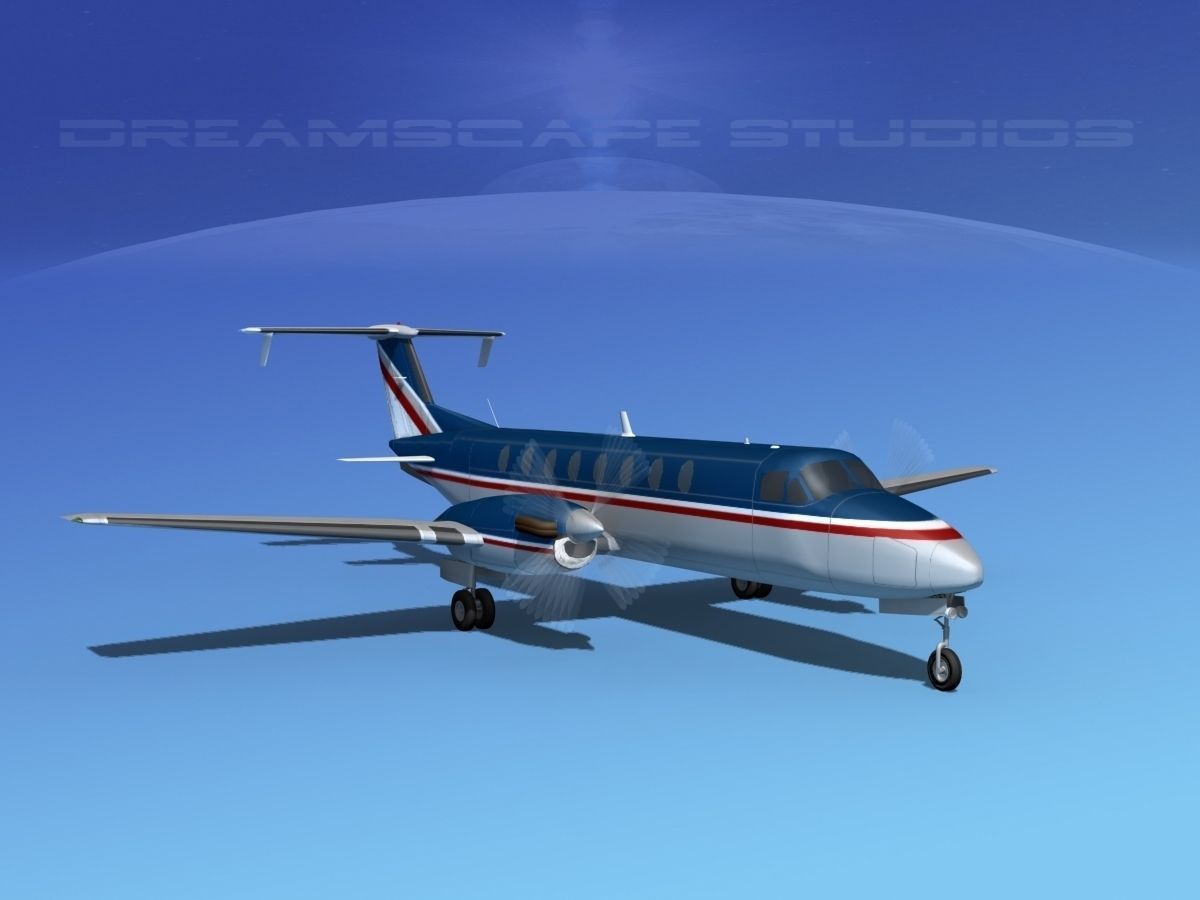 Beechcraft 1900C V15 3D model_3