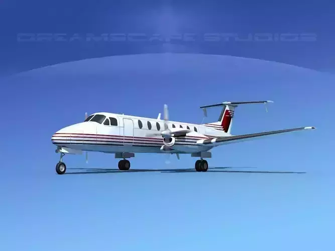 Beechcraft 1900C V16 3D model