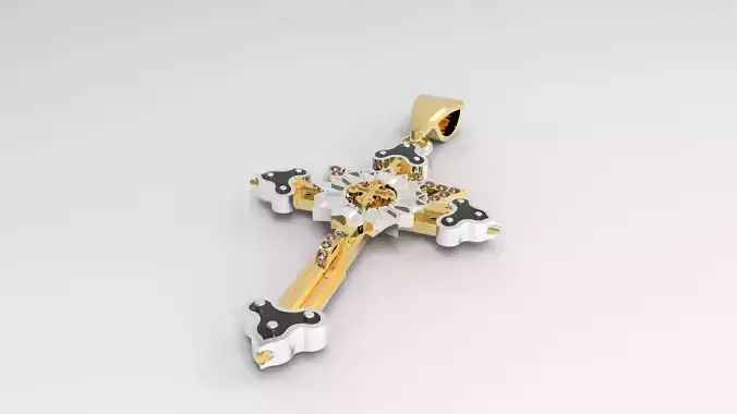 The Armenian Cross Khachkar with Enemal  3D print model