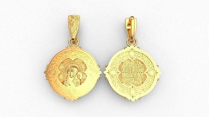  Kazan Icon of the Mother of God 3D print model