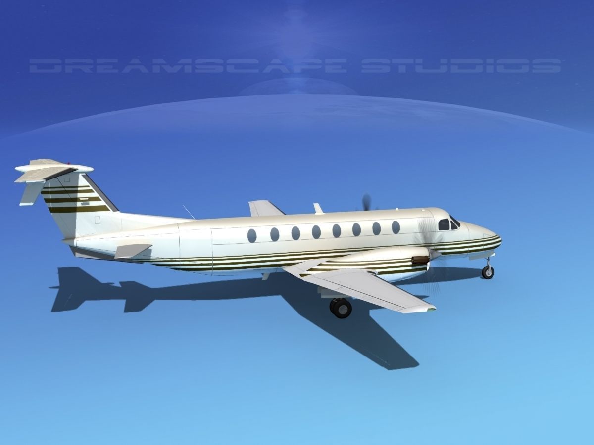 Beechcraft 1900C V19 3D model_4