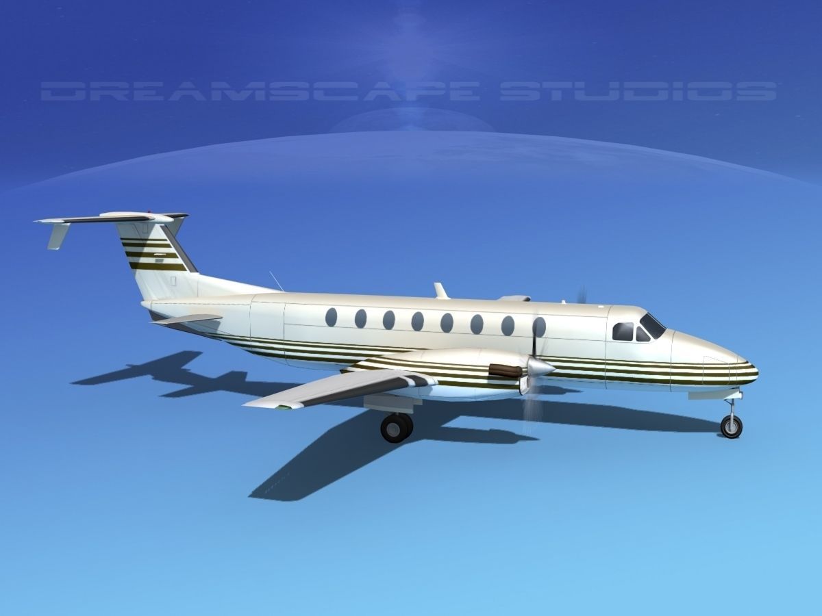 Beechcraft 1900C V19 3D model_3
