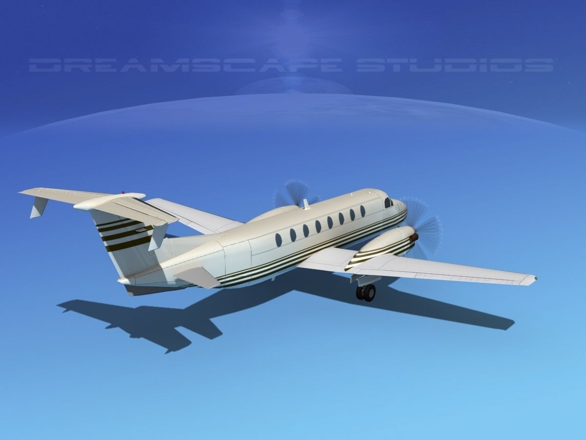 Beechcraft 1900C V19 3D model_5