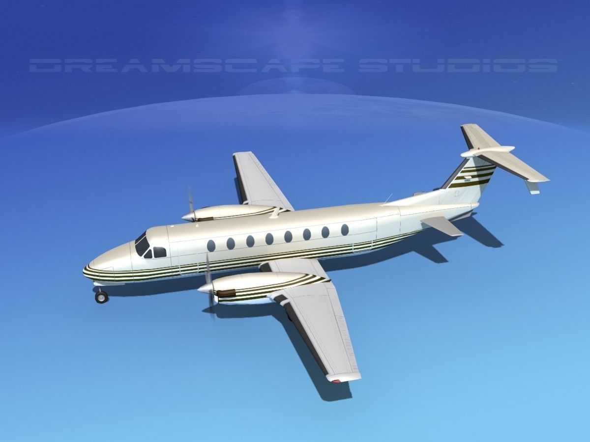 Beechcraft 1900C V19 3D model_9